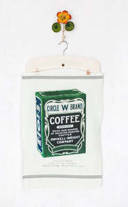 Lazybones - Tea Towel - Circle Brand Coffee