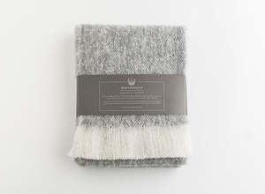 For Her: Masterweave - Merino Scarf - Stone