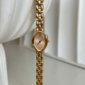 Bridal Watches: Seiko Tisse Rice Bracelet Watch with inlaid Diamonds