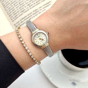 Bridal Watches: Seiko Two Toned Snake Skin Pattern Bracelet Watch