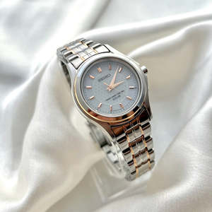 Cocktail Classics: Seiko Coutura Solar Ladies Watch with Textured Dial
