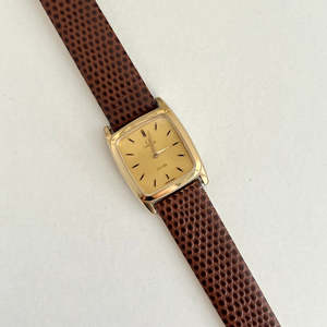 Cocktail Classics: Omega De Ville Gold Cushion Watch