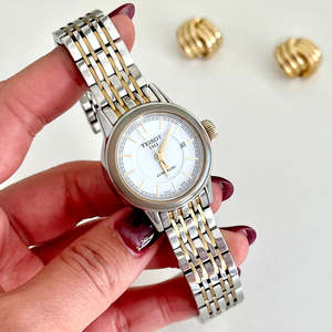 Tissot Carson Automatic Lady Two Tone Bracelet Watch