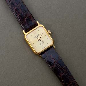 Birth Year Watches 1979: Longines Gold Toned Soft Rectangular Women's Watch