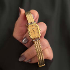 Birth Year Watches 1985: Seiko Gold Ladies Watch Crystal Accents