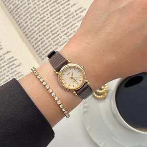 Seiko Two Toned Rope Bezel Woman's Watch