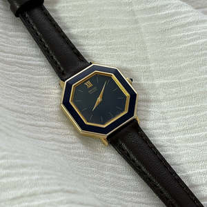 Birth Year Watches 1993: Seiko Rare Octagonal Women's Watch with Enamel Bezel