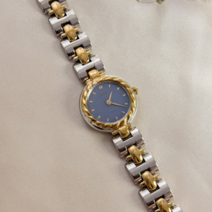 Birth Year Watches 1993: Seiko Tisse Two Tone Women's Watch with Rope Bezel and RARE Ash Blue Dial
