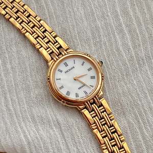 Birth Year Watches 1992: Seiko Exceline Gold Woman's Watch Roman Numerals