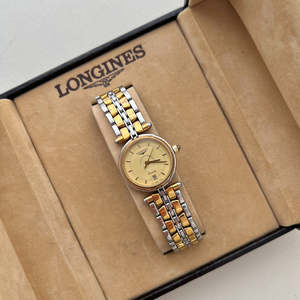 Longines Flagship Champagne Dial Two Tone Ladies Watch