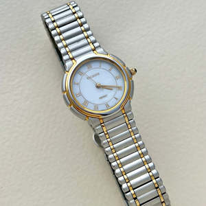 Seiko Exceline Two Tone Roman Dial Women's Watch Mother of Pearl Dial