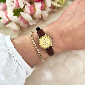 Birth Year Watches 1991: Seiko Exceline Ladies Watch with Stardust Champagne Dial