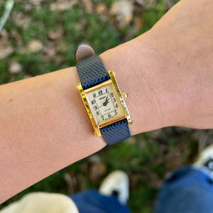 Seiko Exceline Mother Of Pearl Tank Women's Watch