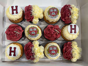 Products: Red and Yellow Swirl with Edible Image Disk - The Girl on the Swing