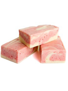 Fudge 100 Gram Block - Raspberry Cheesecake - The Girl on the Swing