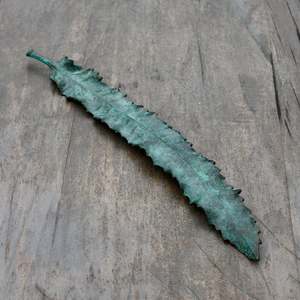 Small Sculpture: Jim Wheeler - Rewarewa Leaf