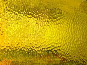 Hot Yellow Translucent Leather Texture – Glass Room