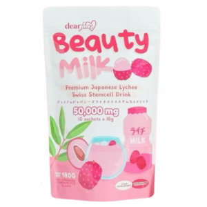 Collagen: Dear Face Beauty Milk Lychee Stemcell Drink
