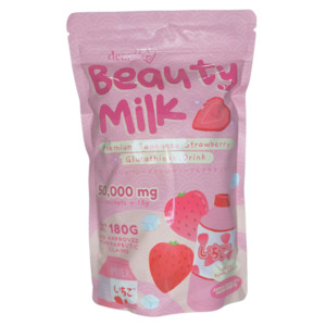 Dear Face Beauty Milk Strawberry Glutathione Drink