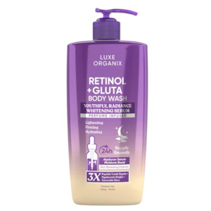 Luxe Organix Retinol + Gluta Whitening Serum Body Wash