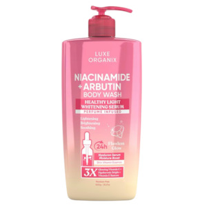 Luxe Organix: Luxe Organix Niacinamide + Arbutin Whitening Serum Body Wash