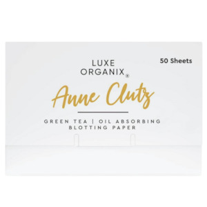 Face Tools: Luxe Organix Green Tea Blotting Paper