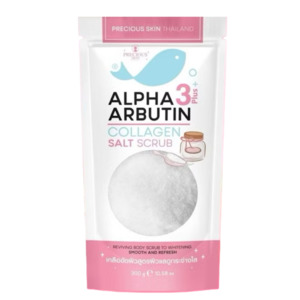 Bath Shower: Precious Skin Alpha Arbutin 3 Plus Collagen Salt Scrub