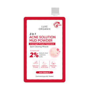 Acne Blemishes: Luxe Organix Acne Solution Mud Powder