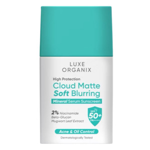 Luxe Organix Cloud Matte Soft Blurring Mineral Serum Sunscreen SPF50+ PA+++