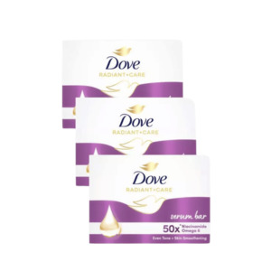 Dove Serum Bar 50x Niacinamide + Omega 6 Soap (3x90g)