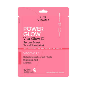 Backinstock: Luxe Organix Power Glow Sheet Mask