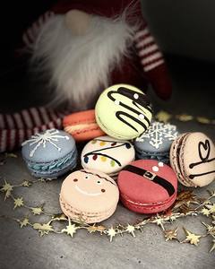 Christmas: Christmas macarons