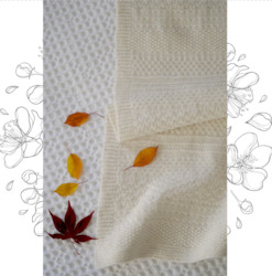 Bath: Knit and Purl Blanket Pattern