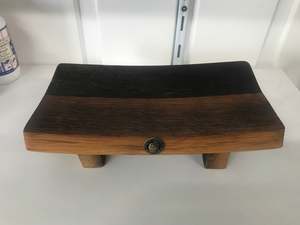 Homeware Decor: Mini Wine Barrel Platter | Reclaimed Wood Serving Board | NZ Handcrafted