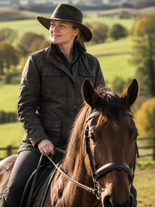 Countryoutfitters: The Geraldine Ladies Oilskin Waterproof Coat