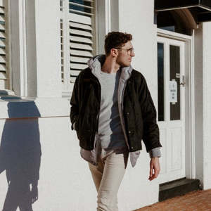 Countryoutfitters: The Rider Men's Oilskin Waterproof Bomber Jacket