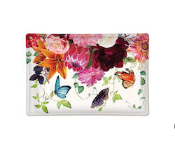 Home Vintage: Sweet Floral Melody Glass Soap Dish