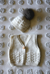 Wool: Piper Vest and Hat Knitting Pattern