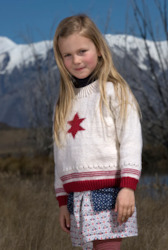 Coconut Ice Child Sweater Knitting Pattern