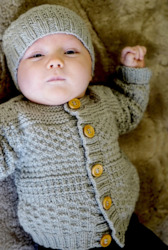 Wool: Austin Cardi and Hat Knitting Pattern