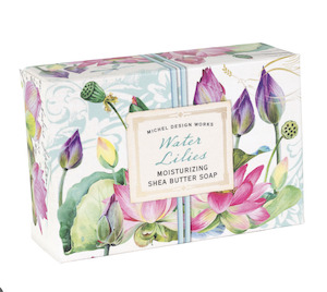 The Golden Apple: Michel Design Works Water Lilies Shea Butter Soap