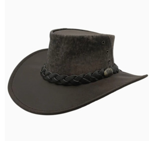 The Jacaru Roo Crushy Leather Hat