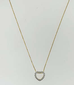 Diamond 18ct Yellow Gold Pendant