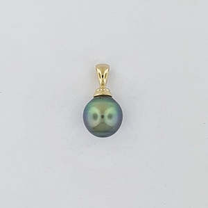 Tahitian Pearl 9ct Gold Pendant