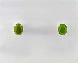 Kiwiana Jewellery: Greenstone & Sterling Silver Earrings