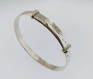 Bangles Bracelets: Sterling Silver Child's Bangle