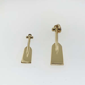 Paddling Jewellery: Paddling 9ct Yellow Gold Paddle Pendant (2 Options available)
