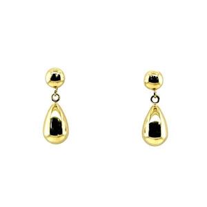9ct Yellow Gold Teardrop Earrings