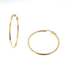 9ct Yellow Gold Hoop Earrings