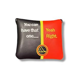 All Headcovers: Yeah Right Mallet Putter Cover